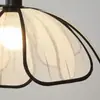 Lámpara de Techo para Dormitorio Estilo Artístico Retro Francés Estilo Antiguo Medio Diseñador Creativo Pétalo Lámparas Colgantes para Restaurante