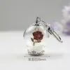 Criativo Papai Noel Árvore de Natal Boneco de Neve Cobertura de Vidro Transparente Pingente Série de Natal Chaveiro Pingente de Presente