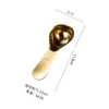 Cuchara de café de acero inoxidable 304 transfronteriza 30ml/15ml con escala, cuchara medidora de mango corto, cuchara medidora de herramienta para granos de café doméstico