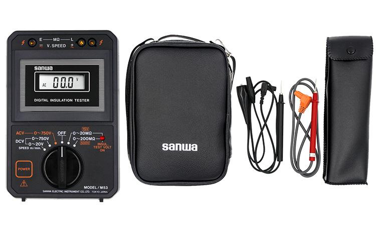 绝缘电阻测试仪SANWA三和MG1000 500 M53 MG5000数字兆欧表HG561H
