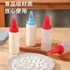 Garrafa Squeeze de Creme de Grau Alimentício, Garrafa Dispensadora de Molho de Salada para Cozinha Doméstica com Escala, Versão Portátil