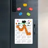 Pegatina Magnética para Refrigerador de Cocina Tablero de Mensajes Calendario Simple Lindo Magnético Borrable Pizarra Magnética Tablero de Escritura Venta al por Mayor