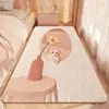 Alfombra de Piso Peluda Linda Dibujos Animados Mesita de Noche Nuevo Cachemir Imitación Habitación Ventana Saliente Alfombra de Tira Habitación Habitación Infantil Sala de Estar Peluche Linda