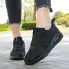 Zapatos Mecedores de Nuevo Estilo Transfronterizos, Zapatos con Amortiguación de Aire, Suela Gruesa para Aumentar la Altura, Malla Transpirable, Zapatos Deportivos Casuales de Viaje para Mujeres y Hombres