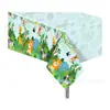 Zb077 Toalha de Mesa Selva Zoo Pe 130*220cm Toalha de Mesa de Festa Toalha de Mesa de Festa Pe