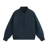 Enbu Marca de Moda Nova Outono Retrô Americano Gola Baseball Jaqueta de Trabalho para Homens, Casaco Masculino Estiloso e Versátil