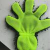 Guantes de Lavado de Autos de Chenilla de Cinco Dedos, Trapo de Felpa Limpiador de Ruedas y Rin con Esponja, Belleza del Automóvil Toallitas para Autos, Entrega Transfronteriza