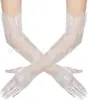 Moda Europeia e Americana para Cílios Renda Luvas Estendidas Extra Longas Luvas de Renda Femininas Luvas de Mão Luvas de Casamento