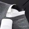 Colete de Tricô Gola V 100% Caxemira Masculino, 200g, Fio Duplo 12 Agulhas, Suéter Sem Mangas para Meia-Idade e Idosos