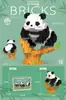 Bloques de Construcción de Muñecos de Dibujos Animados Caja Sorpresa Animal Panda Educativo para Niños Ensamblaje Regalo de Año Nuevo Juguetes para Niños y Niñas Venta al por Mayor