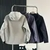 Chaqueta de Piedra Transfronteriza para Hombre Primavera y Otoño Ropa de Trabajo Funcional Americana Chaqueta con Capucha Chaqueta Cortavientos