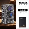 Zorro Armadura Tangcao Rosa Encendedor de Queroseno Rueda de Amolar Clásica Personalizada Encendido Regalo Retro de Gama Alta para Novio