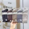 Calcetines Gruesos de Cachemir para Invierno para Mujer, Dibujos Animados de Color Sólido, Lindos, de Moda, Calientes y Gruesos