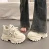 Zapatillas de moda 2026 nuevo modelo de verano para estudiantes, transpirables, a la moda, versátiles, de suela gruesa, ligeras, estilo 'dad shoes' para mujer