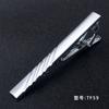 Presilha de Gravata de Metal Yiwu Entrega Fábrica Pronta Entrega Transfronteiriça Mais Vendida Prata Terno Formal Negócios Terno Masculino
