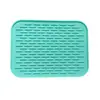 Tapete de Silicone para Panela Tapete de Jantar Resistente ao Calor de Alta Temperatura Isolante Térmico Tapete para Mesa de Jantar Tapete Drenante para Cozinha Tapete para Prato Tigela Chá