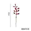 Tenedor de Fruta Roja Simulación Frijol de Acacia Fruta de la Fortuna Fruta de Acebo Simulación Fruta de la Fortuna Decoración del Hogar Fruta Roja Navideña