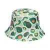 Sombrero de Pescador Moda Estilo Japonés Coreano Primavera Verano Sombrilla Sombrero para el Sol Patrón de Fruta Piña Acura Sombrero de Pescador Mujer