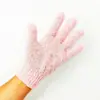Guantes de baño de cinco dedos para exfoliar sin dañar la piel, guantes de baño exfoliantes modelo nuevo, toalla de baño