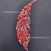 Fábrica Folha Quente Solado de Borracha Adesivo Quente Strass Strass Padrão Adesivo DIY Roupa Bolsa Chapéu Grampo de Cabelo Turbante Acessórios de Joalheria