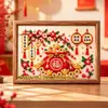 Nuevo Pack de Materiales DIY Pintura de Diamantes Cinco Caminos hacia la Riqueza Pintura de Perlas Hecha a Mano Pintura Decorativa para Pasillo