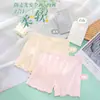 Shorts de segurança respiráveis ​​em jacquard modal para meninas, roupa íntima protetora antiexposição para meninas mais velhas e mais novas.