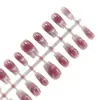 Blush Smile Olho de Gato Textura Avançada Estilo Menina Temperamental Estilo Irmã Mais Velha Arte de Unhas Curta 30-T Usar Armadura