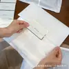 Bolsa de embalaje para ropa de papel de algodón blanco ecológico, bolsa autosellante para ropa, bolsa de embalaje impermeable, bolsa de embalaje semi-transparente esmerilada de alta gama