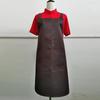 Avental Uniforme Grossa Impermeável para Comércio Exterior Atacado com Logo Imprimível para Prevenir Manchas de Óleo Avental Impermeável para Cozinha Doméstica