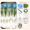 Festival de la Diosa Limpiapipas Tulipán 8 de Marzo Día de la Mujer Ramo Hecho a Mano DIY Paquete de Materiales Regalo Día de la Madre