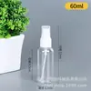 Frasco Borrifador de Plástico com Álcool Frasco Refil de Perfume 30 50 100ml Borrifador Transparente Névoa Fina Frasco PET Pequeno Frasco Borrifador para Reembalagem