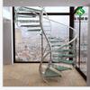 Foshan Shangbu Ladder Industry Peldaños de Escalera de Vidrio Hechos a Medida, Barandales, Pasamanos de Acero Inoxidable, Escalera de Caracol Curva, Estilo Lujo Ligero