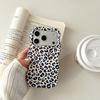 Funda de Teléfono Móvil Apple 17 para iPhone 16 Pro Max con Estampado de Leopardo en Color Contrastante Personalizado, Funda con Película Dos en Uno para 15/14