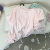Fábrica de Origem 2025 Novo Pijama Doce de Verão Algodão Nuvem Estampado Desenho Animado Roupas de Casa Conjunto de Duas Peças