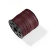 Acessórios para Joias DIY Corda de Veludo Coreano com Face de PU de 2,5mm Corda Plana de Camurça Sintética Material para Tecelagem de Pulseira Colar DIY
