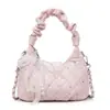 Bolsa Pequena Rombus Perfumada com Strass para Mulheres Verão 2025 Novo Estilo Versátil Bolsa Transversal com Corrente de Ombro Tendência
