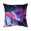 Fronha de Almofada de Grupo Feminino Caçador de Demônios Kpop Tendência Coreana Transfronteiriça Estrela Caçador de Demônios Estampa de Moda Capa de Almofada Decorativa para Sofá