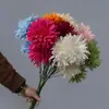 Venda Direta de Fábrica Crisântemo Artificial de Casamento Material de Flor Artificial Flor de Seda Decoração de Janela Teto de Salão de Casamento Arranjo de Flores para Guia de Estrada