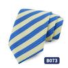 Gravata Masculina Poliéster Seda Jacquard Listrada Casual de Negócios Trabalho Profissional Fábrica de Origem Atacado em Estoque