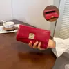 Billetera Larga para Mujer Modelo Nuevo 2026 con Acabado de Alta Gama, Múltiples Ranuras para Tarjetas, Portatarjetas, Simple Billetera para Monedas de Mujer de PU Transfronteriza