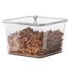 Supermercado Fruta Seca Caja Sellada Semilla de Melón Cacahuete Frutos Secos Tostados Barril Caja Transparente Espesa para Snacks Caja Tostada Sellada Ampliada