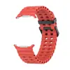 Adequado para Samsung Watch Ultra47Mm Pulseira Esportiva de Silicone 7 Ultra Pulseira de Silicone Porosa Respirável