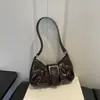 Bolso cruzado de motocicleta vintage estilo coreano para chicas a la moda, adecuado para moda urbana y desplazamientos, bolso de hombro vintage bajo el brazo