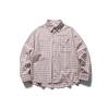 Camisa a Cuadros Estilo Japonés Forn3 Primavera con Diseño Irregular, Camisa Casual Versátil de Lujo Ligero de Manga Larga para Hombre