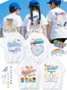 Camisetas Uniformes de Clase Personalizados para Eventos Deportivos Manga Corta Escuela Primaria Escuela Secundaria Jardín de Infancia Ropa de Actividad Camisas Culturales de Equipo para Niños