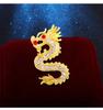 Amazon venta caliente moda caliente transfronteriza broche pin tótem dragón vintage para hombre personalizado para chaqueta de traje ramillete