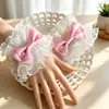 Tiara Original Lolita com Laço Estilo Lolita Renda Laço Grande Menina Kc Lo Menina Acessório de Cabelo para Uso Diário