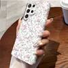 Funda de teléfono de película floral rosa pastel hecha a medida para Galaxy S25 Ultra con recortes precisos