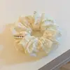 Elástico de Cabelo Estilo Relaxado, Acessório de Cabelo Grande Estilo Coreano, Prendedor de Cabelo de Luxo para Meninas, Corda de Cabelo, Elástico de Cabelo, Acessório de Cabelo
