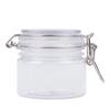 Em Estoque Pote Selador para Máscara Cosmética 220g, Garrafa Seladora Transparente de Plástico com Tampa de Encaixe, Garrafa de Mel, Garrafa para Creme e Sal de Banho